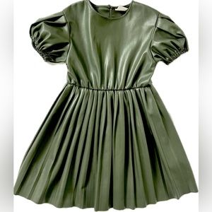 ZARA faux leather dress